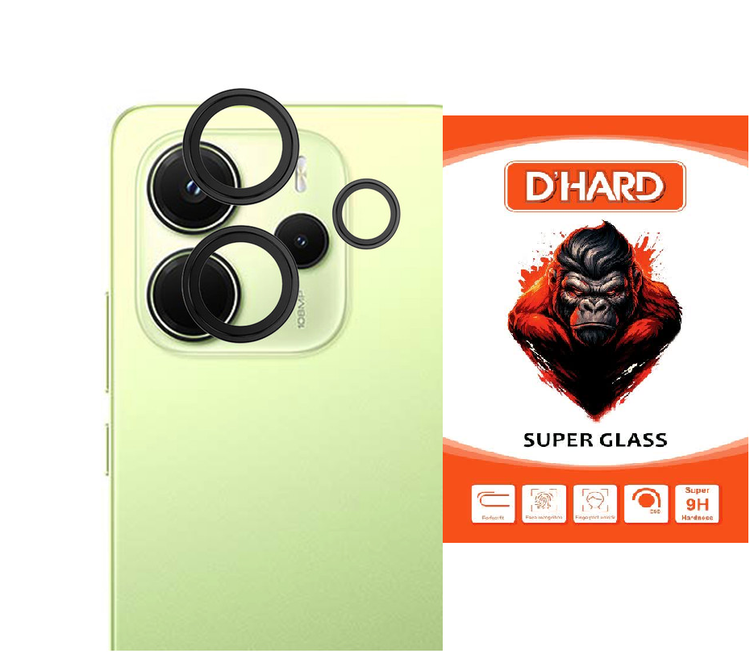 محافظ لنز دوربین D`HARDمدل رینگی مناسب برای گوشی موبایل شیائومی Redmi Note 14