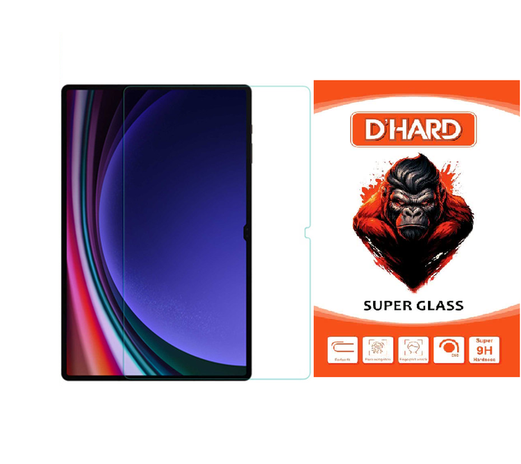 محافظ صفحه نمایش D`HARD مدل 5D مناسب برای تبلت سامسونگ Galaxy S9 Ultra / S8 Ultra / SM-X900 / SM-X906
