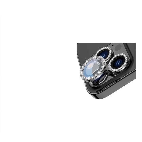 محافظ لنز دوربین گلس کو مدل CGo1 رینگی نگین دار مناسب برای گوشی موبایل اپل iPhone 14 Pro Max