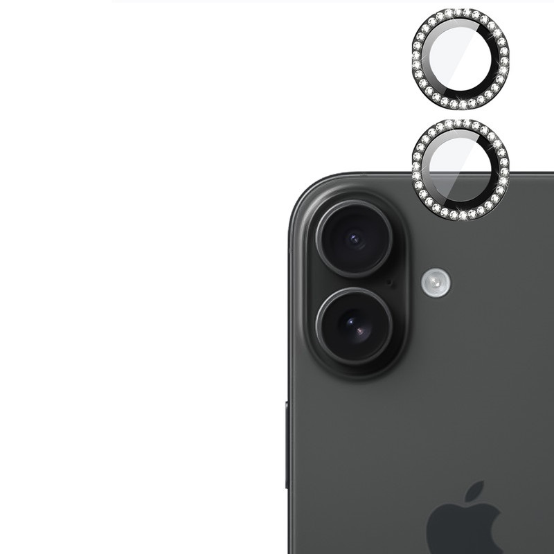 محافظ لنز دوربین شیشهای شهر گلس مدل NRIS20 مناسب برای گوشی موبایل اپل iPhone 16