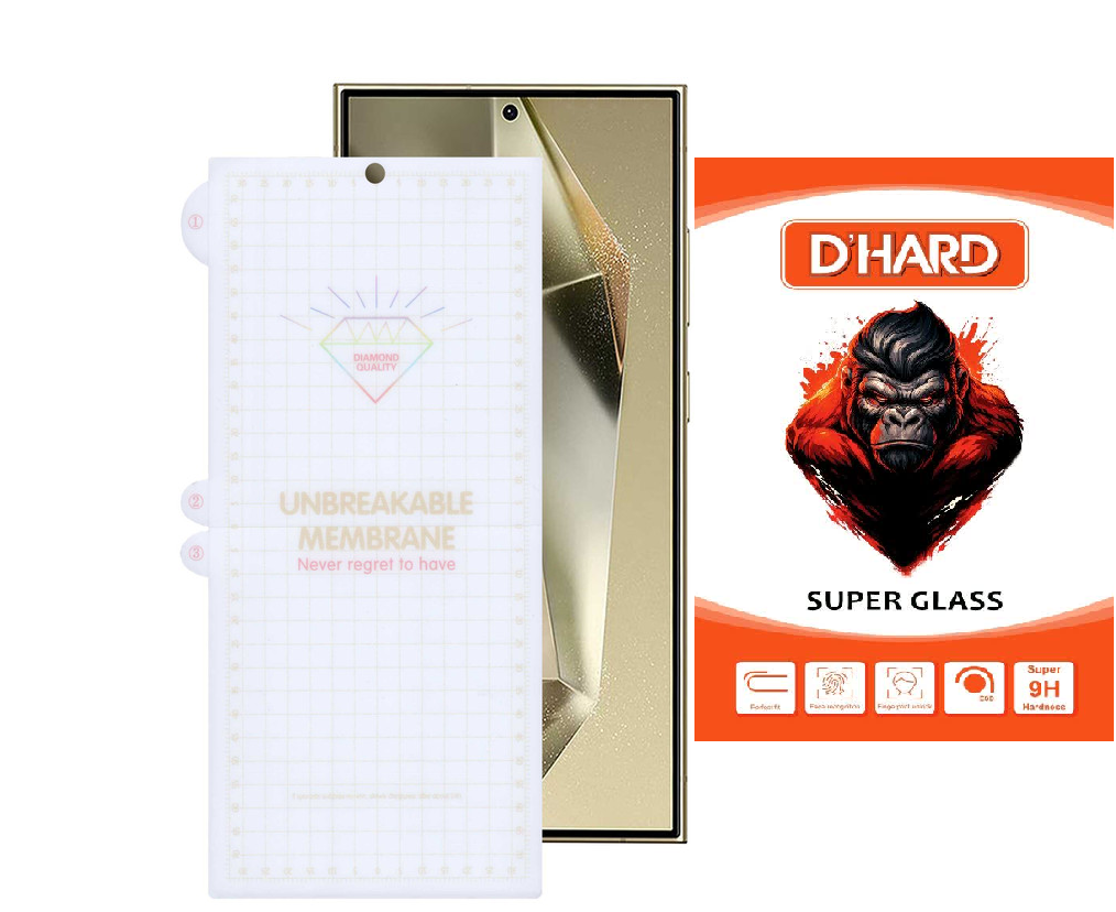 محافظ صفحه نمایش D`HARDمدل Hydrogel مناسب برای گوشی موبایل سامسونگ Galaxy S24 Ultra / S23 Ultra / S22 Ultra