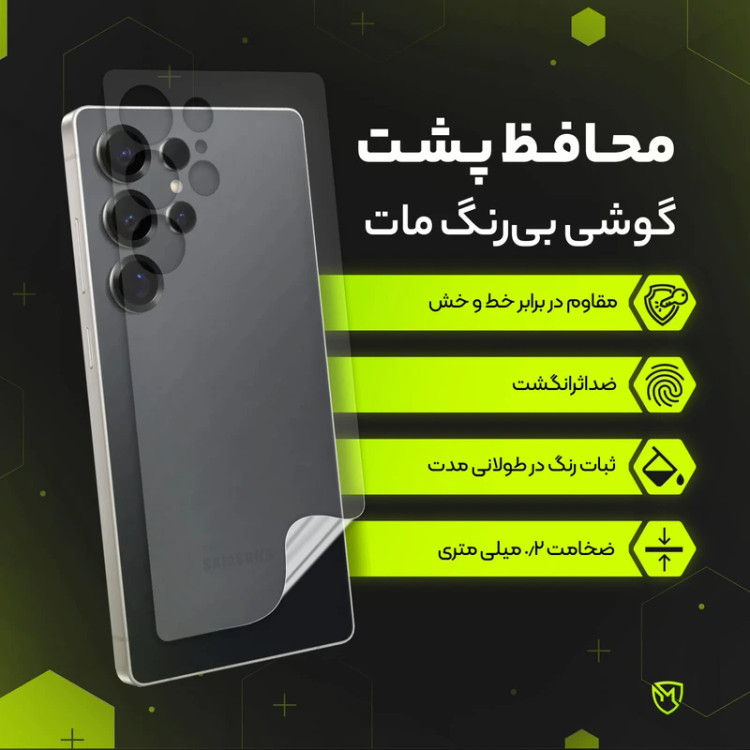 محافظ پشت گوشی مات نانو هیدروژل مولتی نانوD'HARD مدل X-F1B مناسب برای گوشی موبایل اپل iPhone 17 Pro Max