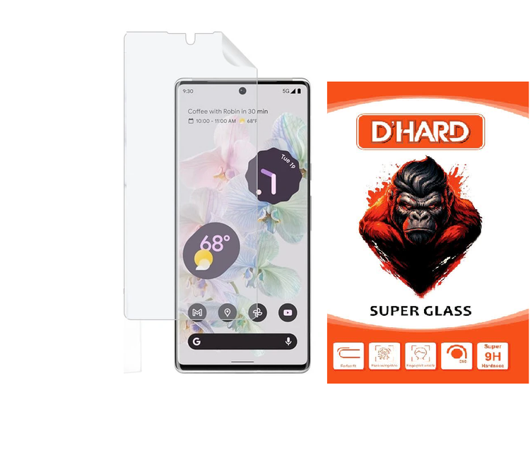 محافظ صفحه نمایش شهر گلس D'HARD مدل MTNANFSH مناسب برای گوشی موبایل گوگل Pixel 6 Pro