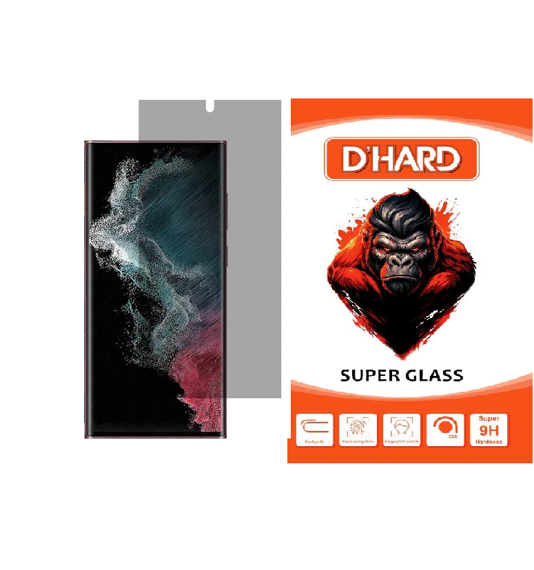 محافظ صفحه نمایش حریم شخصی مسترD'HARD مدل Resistant مناسب برای گوشی موبایل سامسونگ Galaxy S22 Ultra 5G