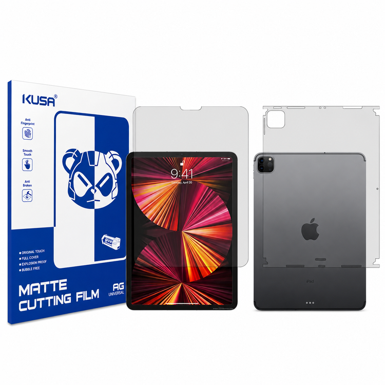 محافظ صفحه نمایش KUSA مدل Hygel مناسب برای تبلت اپل iPad Pro 11 (2021) به همراه محافظ پشت تبلت
