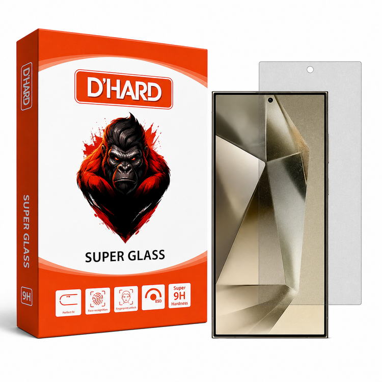 محافظ صفحه نمایش مات D'HARD مدل Resistant مناسب برای گوشی موبایل سامسونگ Galaxy S24 Ultra