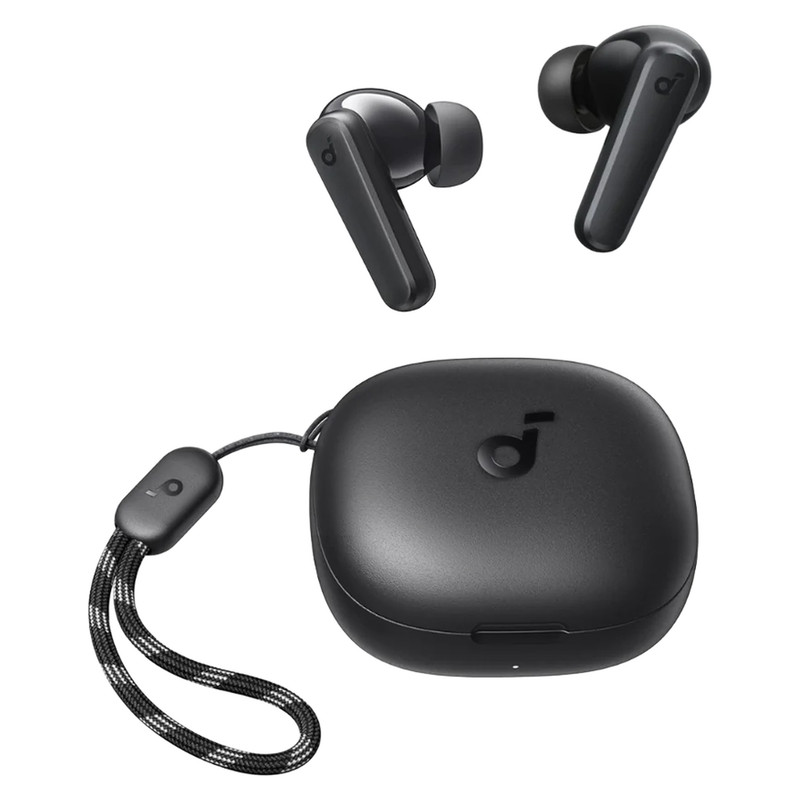 هدفون بلوتوثی انکر SoundCore R50i   دارای فناوری AI-Enhanced Calls برای کاهش نویز و بهبود مکالمات، مقاوم در برابر رطوبت و عرق اورجینال شرکتی