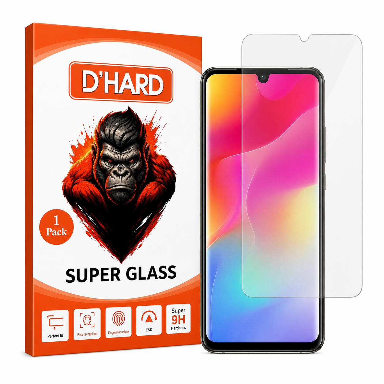محافظ صفحه نمایش نانو D'HARDمدل TPU01 مناسب برای گوشی موبایل شیائومی Mi Note 10 Lite