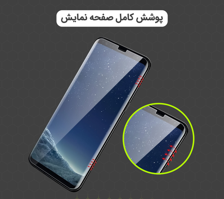 محافظ صفحه نمایش D'HARDمدل UVL مناسب برای گوشی موبایل داریا Bond 5G