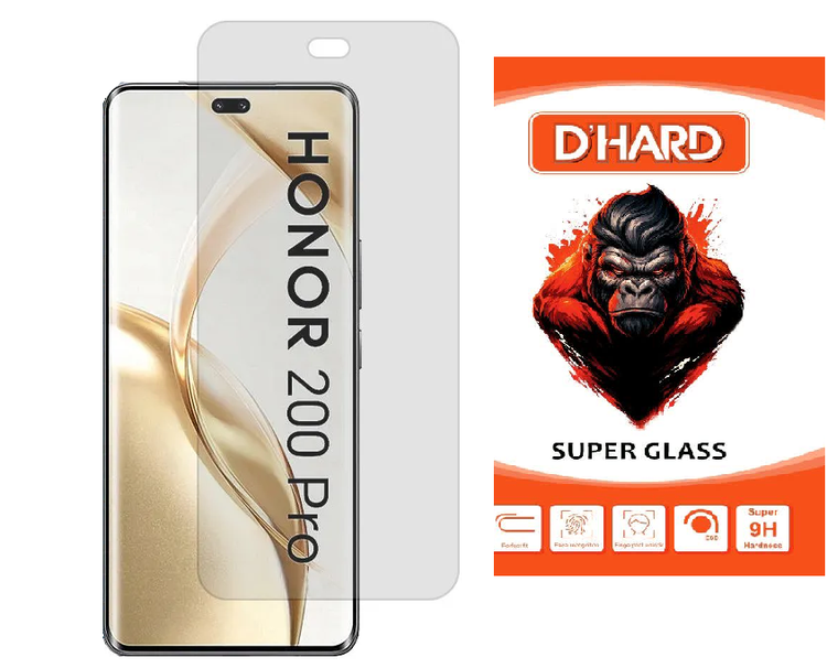 محافظ صفحه نمایش شفاف تکنوD'HARD مدل Resistant مناسب برای گوشی موبایل آنر 200 Pro