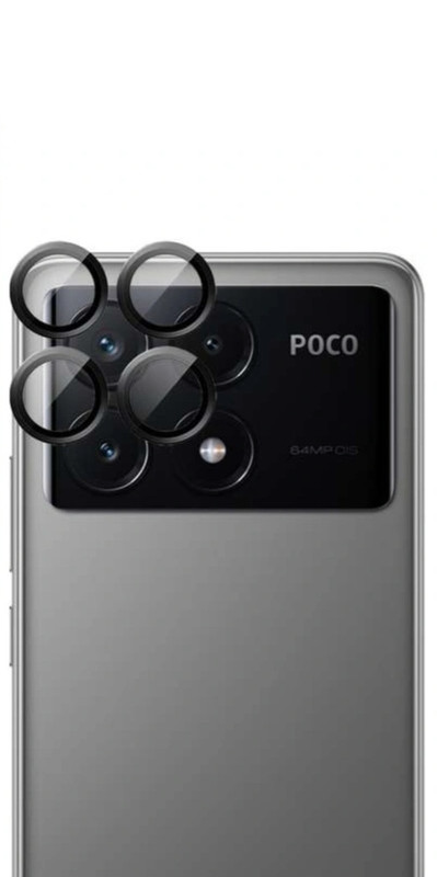 محافظ لنز دوربین تیسیکالا مدل رینگ فلزی مناسب برای گوشی موبایل شیائومی POCO X6 Pro / POCO F6 Pro